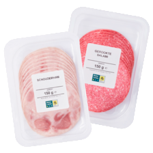 Schouderham of gerookte salami